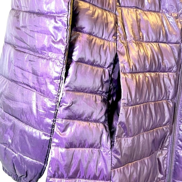 George Women's Puffer Jacket S Winter Purple Long - Picture 6 of 14